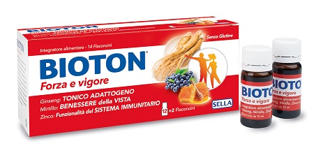 BIOTON GINSENG FORZA VIG 14 FLACONCINI - Luckyfarma.it
