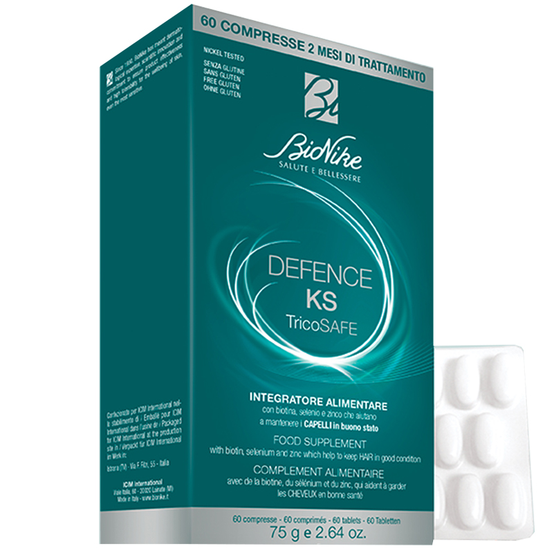 DEFENCE KS TRICOSAFE 60 COMPRESSE - Luckyfarma.it