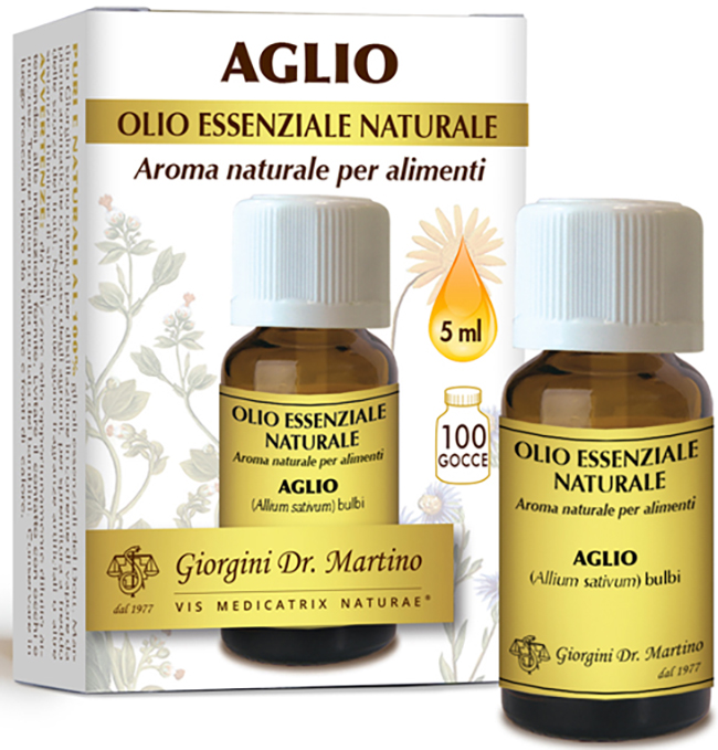 AGLIO OLIO ESSENZIALE VIVIFICATO 5 ML - Luckyfarma.it