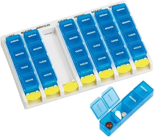 MEDS PORTAPILLOLE SETTIMANALE 4 DOSI MEDS - Luckyfarma.it