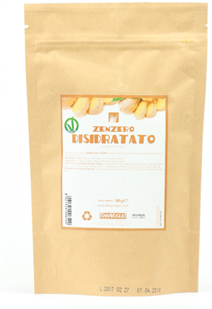 ZENZERO DISIDRATATO 100 G A FETTE SENZA ZUCCHERO - Luckyfarma.it