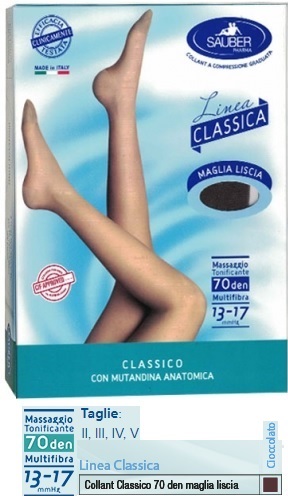 SAUBER CLASSICO COLLANT 70 DENARI MAGLIA LISCIA CIOCCOLATO 2 - Luckyfarma.it