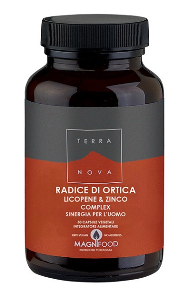TERRANOVA RADICE ORTICA LICOPENE ZINCO SINERGIA UOMO 50 CAPSULE - Luckyfarma.it