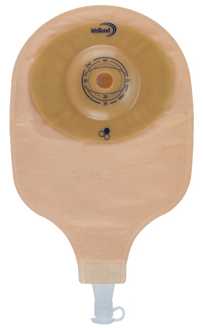 SACCA PER UROSTOMIA AURUM CONVEX URO MIDI TRASPARENTE RITAGLIABILE 13-25 MM 10 PEZZI - Luckyfarma.it