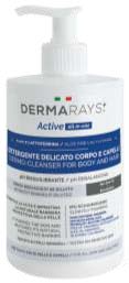 DERMARAYS ACTIVE ALL IN ONE DETERGENTE DELICATO CORPO E CAPELLI 500 ML - Luckyfarma.it