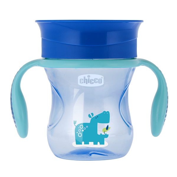 CHICCO TAZZA PERFECT 360 AZZURRA 12 MESI - Luckyfarma.it