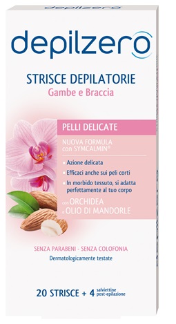 DEPILZERO STRISCE GAMBE BRACCIA 20 PEZZI - Luckyfarma.it