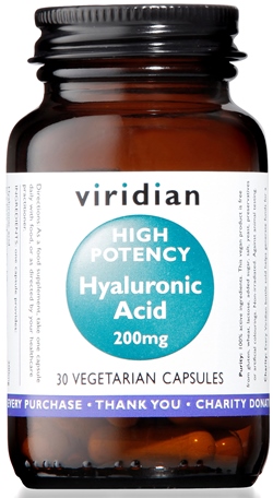 VIRIDIAN HYALURONIC ACID HIGH POTENCY 30 CAPSULE VIRIDIAN ACIDO IALURONICO ALTA CONCENTRAZIONE - Luckyfarma.it