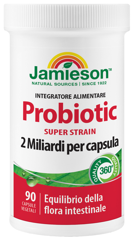 JAMIESON PROBIOTIC SUPER STRAIN 90 CAPSULE VEGETALI - Luckyfarma.it