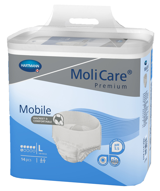PANNOLINO PULL UP GIORNO MOLICARE MOBILE 6 GOCCE L 14 PEZZI - Luckyfarma.it