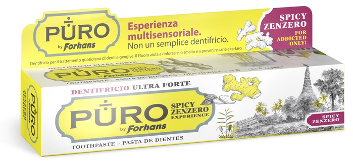 DENTIFRICIO PURO SPICY ZENZERO 75 ML - Luckyfarma.it