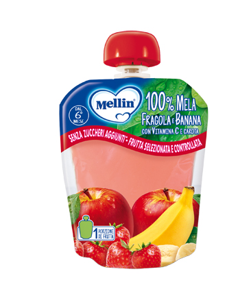 MELLIN POUCH MELA/FRAGOLA/BANANA 90 G - Luckyfarma.it