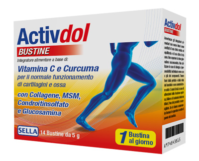 ACTIVDOL CARTILAGINI E ARTICOLAZIONI 14 BUSTINE DA 5 G - Luckyfarma.it