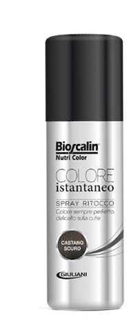 BIOSCALIN NUTRICOLOR SPRAY COLORE ISTANTANEO CASTANO SCURO 75 ML - Luckyfarma.it