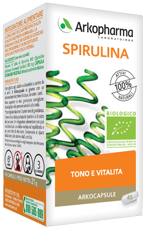 ARKO CAPSULE SPIRULINA BIO45 CAPSULE - Luckyfarma.it