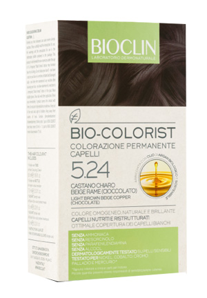 BIOCLIN BIO COLORIST 5,24 CASTANO CHIARO BEIGE RAME CIOCCOLATO - Luckyfarma.it