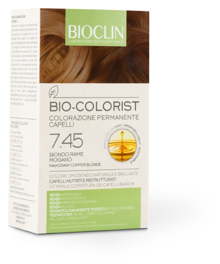BIOCLIN BIO COLORIST 7,45 BIONDO RAME MOGANO - Luckyfarma.it