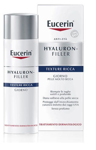 EUCERIN HYALURON-FILLER TEXTURE RICCA GIORNO 50 ML - Luckyfarma.it