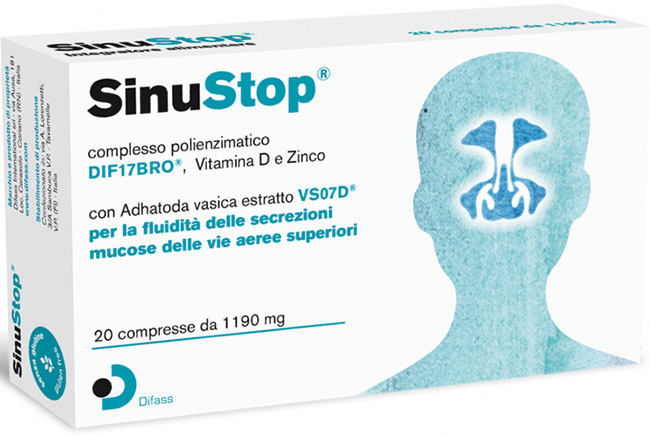 SINUSTOP 20 COMPRESSE DA 1190 MG - Luckyfarma.it
