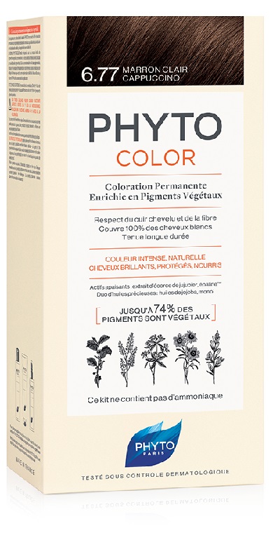 PHYTOCOLOR 6.77 MARR CHIA CAPP 1 LATTE + 1 CREMA + 1 MASCHERA + 1 PAIO DI GUANTI - Luckyfarma.it