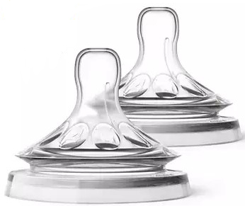 AVENT 2 TETTARELLE NATURAL FLUSSO ABBONDANTE 4 FORI - Luckyfarma.it