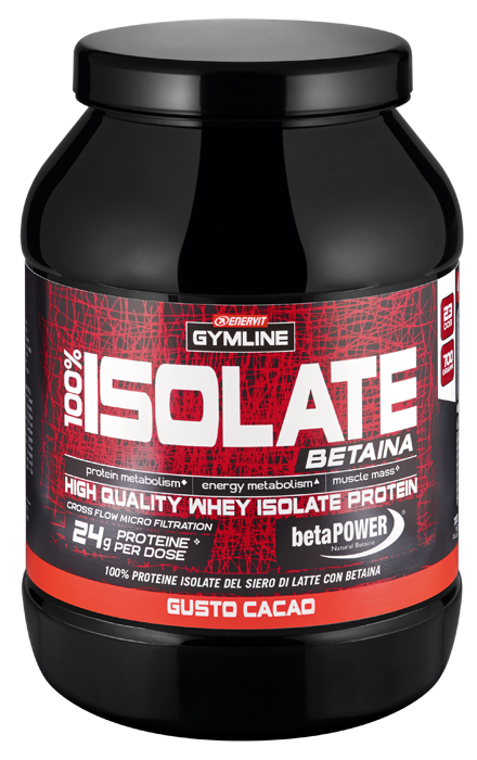 GYMLINE 100% WHEY ISOLATE CACAO 900 G - Luckyfarma.it