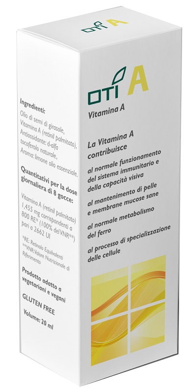 OTI A VITAMINA A GOCCE 20ML - Luckyfarma.it