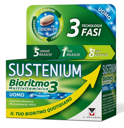 SUSTENIUM BIORITMO3 UOMO ADULTO 30 COMPRESSE - Luckyfarma.it