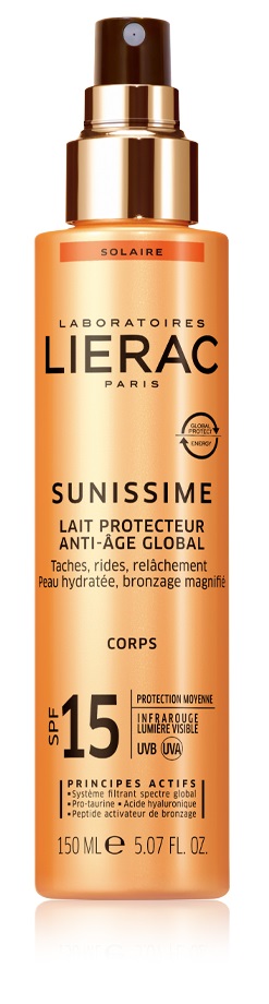 LIERAC SUNISSIME LATTE CORPO SPF15 150 ML - Luckyfarma.it