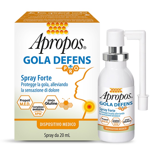 APROPOS GOLA DEFENS PRO SPRAY FORTE 20 ML - Luckyfarma.it