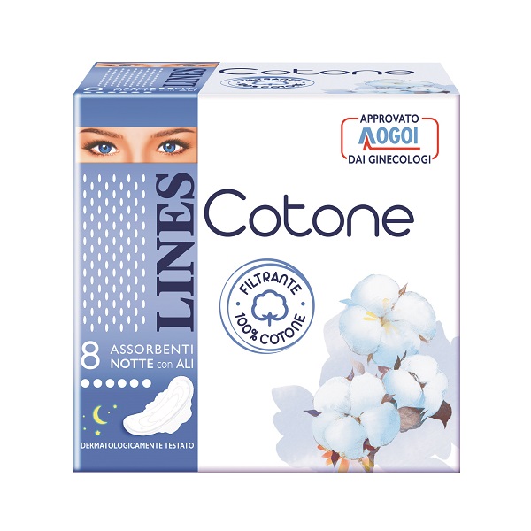 LINES COTONE ULTRA NOTTE 8 PEZZI - Luckyfarma.it