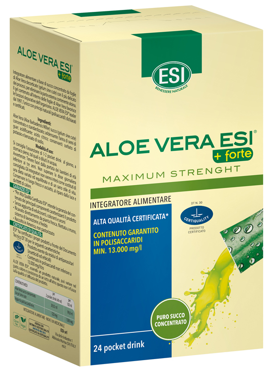 ESI ALOE VERA SUCCO + FORTE 24 POCKET DRINK - Luckyfarma.it