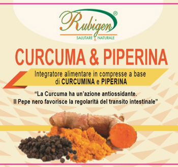 CURCUMA & PIPERINA RUBIGEN 120 COMPRESSE DA 500 MG - Luckyfarma.it