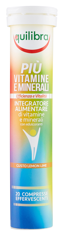 PIU' VITAMINE E MIN 20 COMPRESSE EFFERVESCENTI - Luckyfarma.it