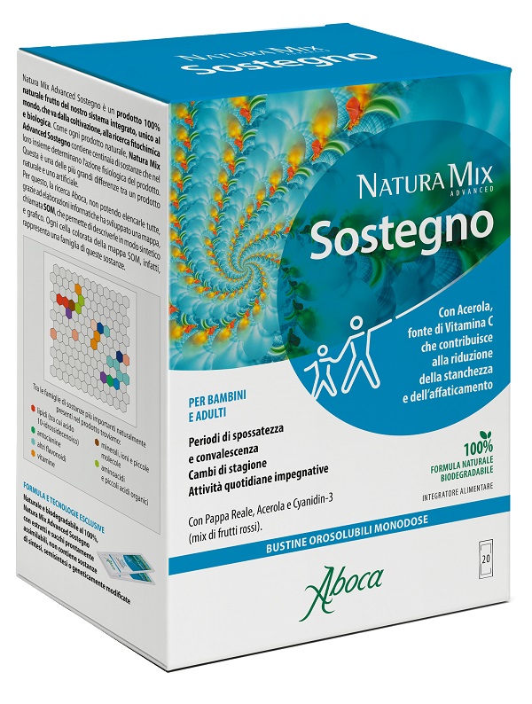 NATURA MIX ADVANCED SOSTEGNO OROSOLUBILE 20 BUSTINE - Luckyfarma.it