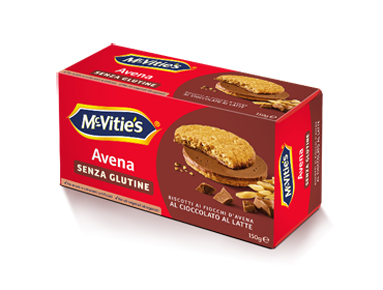 MC VITIE'S AVENA AL CIOCCOLATO AL LATTE SENZA GLUTINE 150 G - Luckyfarma.it