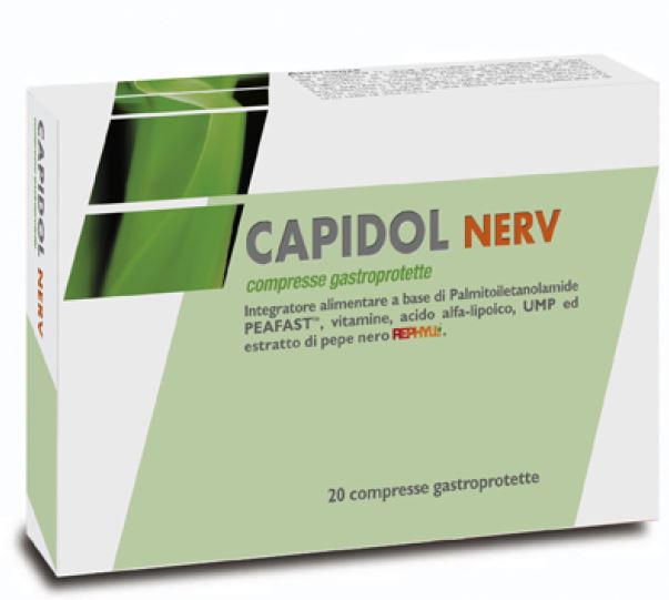 CAPIDOL NERV 20 COMPRESSE GASTROPROTETTE - Luckyfarma.it