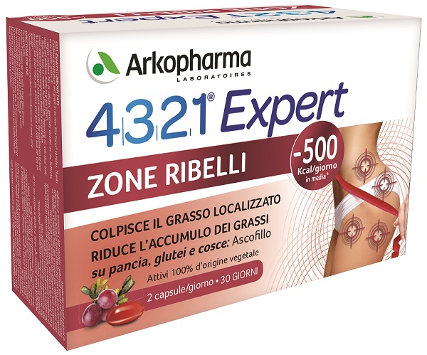 4321 SLIM ZONE RIBELLI 60 CAPSULE - Luckyfarma.it