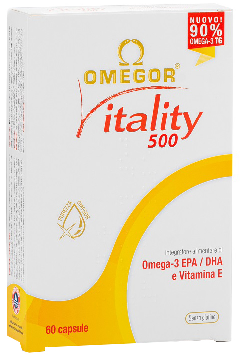 OMEGOR VITALITY 500 60 CAPSULE - Luckyfarma.it