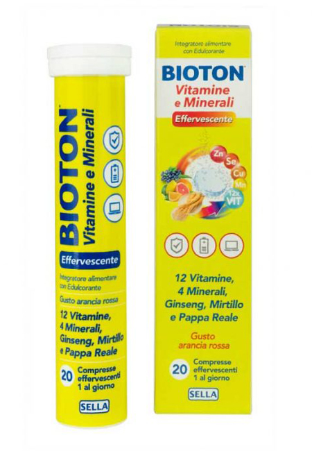 BIOTON VITAMINE E MINEALI 20 COMPRESSE - Luckyfarma.it