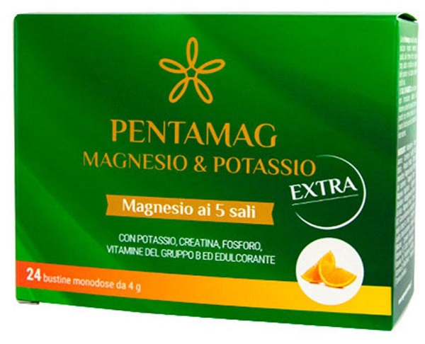 PENTAMAG MAGNESIO E POTASSIO EXTRA 24 BUSTINE DA 4 G - Luckyfarma.it