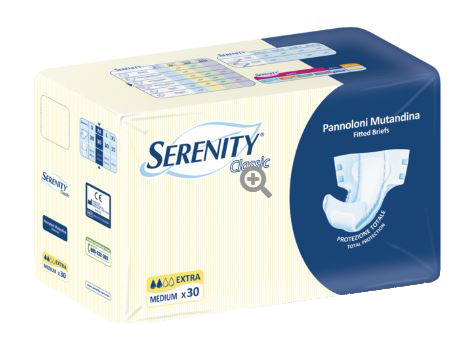 SERENITY PANNOLONE A MUTANDINA CLASSIC EXTRA XL 15 PEZZI - Luckyfarma.it