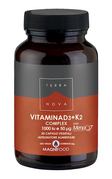 TERRANOVA VITAMINA D3 + K2 50 CAPSULE - Luckyfarma.it
