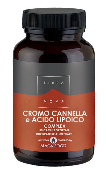 TERRANOVA CROMO/CANNELLA/ACIDO LIPOICO COMPLEX 50 CAPSULE - Luckyfarma.it