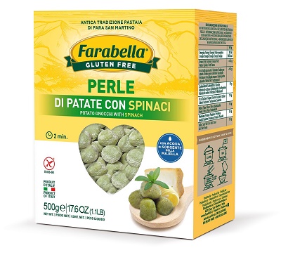 FARABELLA PERLE PATATE SPINACI 500 G ASTUCCIO - Luckyfarma.it