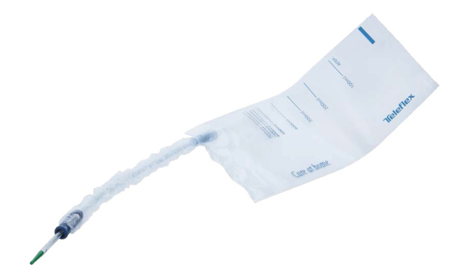 CATETERE VESCICALE AUTOLUBRIFICANTE LIQUICK X-TREME PLUS RIVESTIMENTO IDROFILO CON SACCA RACCOGLI URINA DIAMETRO CH14 LUNGHEZZA 40 CM PUNTA ERGOTHAN 2 FORI SFALSATI 30 PEZZI - Luckyfarma.it