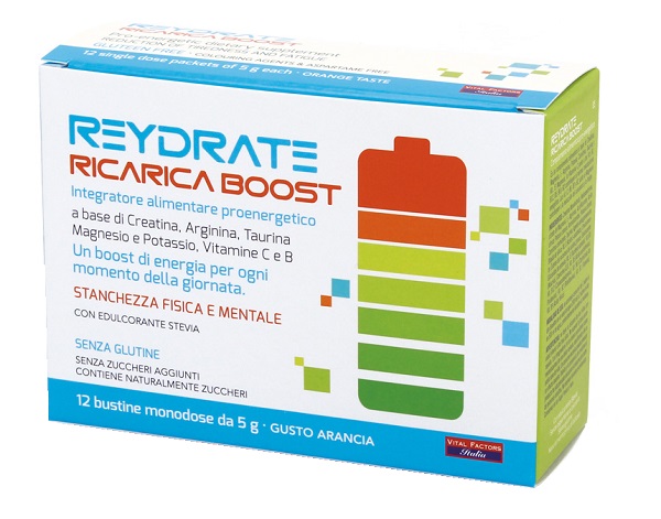 REYDRATE RICARICA BOOST 12 BUSTINE - Luckyfarma.it