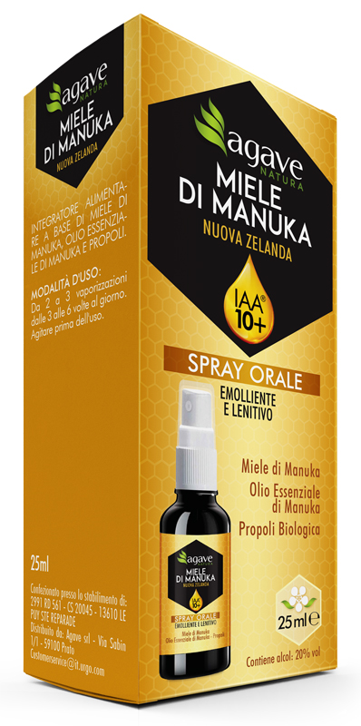 AGAVE NATURA SPRAY ORALE IAA 10+ 27 ML - Luckyfarma.it
