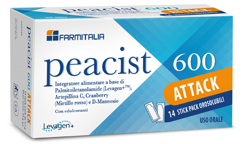 PEACIST 600 ATTACK 14 STICK PACK OROSOLUBILI - Luckyfarma.it