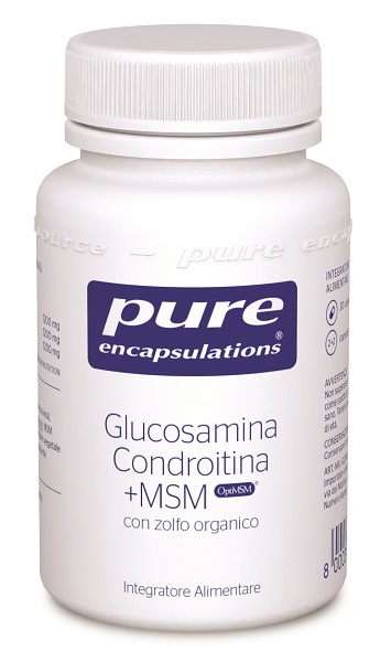 PURE ENCAPSULATIONS GLUCOSAMINA CONDROITINA + MSM 30 CAPSULE - Luckyfarma.it